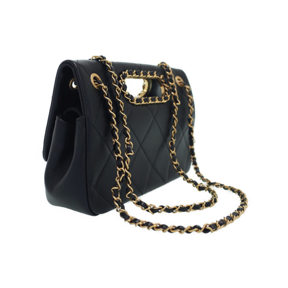 Chanel Small Bag Flap 2WAY Matelasse Quilted